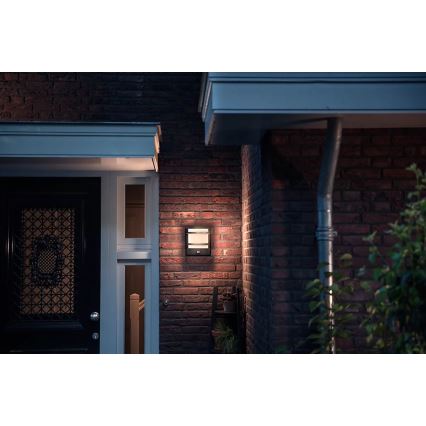 Philips - LED-Outdoor-Wandleuchte mit Sensor PETRONIA LED/3,8W/230V IP44