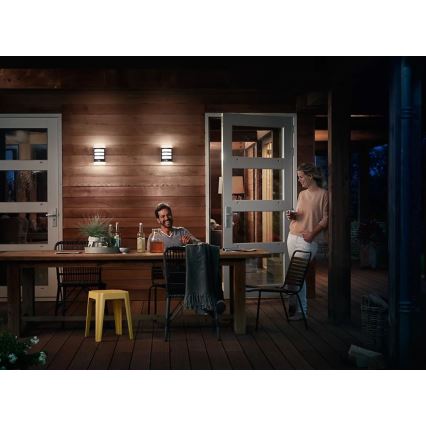 Philips - LED-Outdoor-Wandleuchte mit Sensor PYTHON LED/3,8W/230V IP44