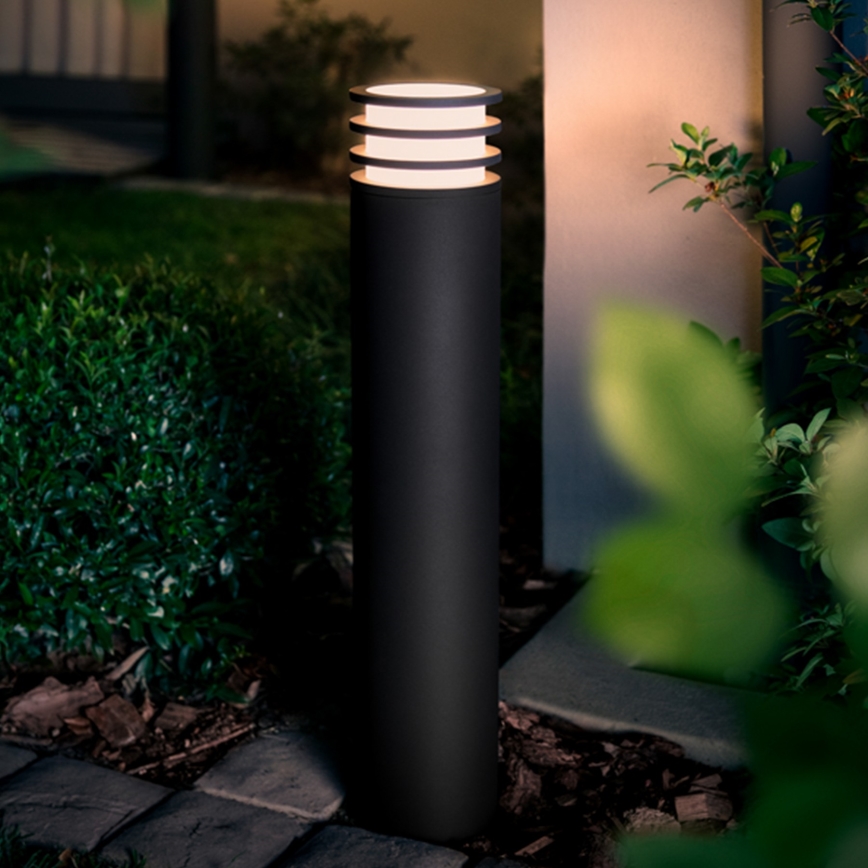 Philips - Hue LUCCA LED-RGB Außenleuchte, dimmbar, 1xE27/8,1W/230V, 77 cm, 1000-20000K, IP44