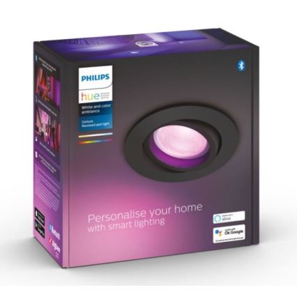 Philips - LED RGB dimmbare Einbauleuchte Hue CENTURA 1xGU10/5,7W/230V 2000-6500