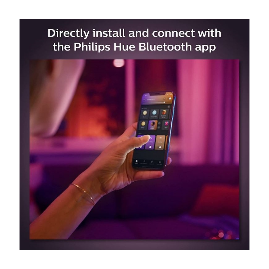 Philips - PERIFO LED RGB dimmbare Pendelleuchte mit Hängekabel für das Hue-Schienensystem LED RGB/5,2W/24V 2000-6500K