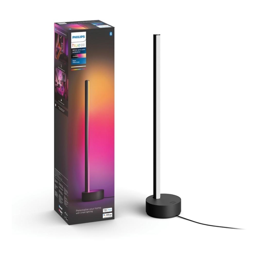 Philips - LED RGB dimmbare Tischlampe Hue SIGNE LED/12W/230V 2000-6500K schwarz