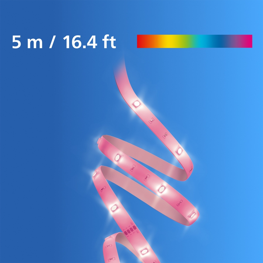 Philips - LED RGB dimmbarer Streifen SMART STRIP 5m LED/7W/230V 2200-6500K Wi-Fi