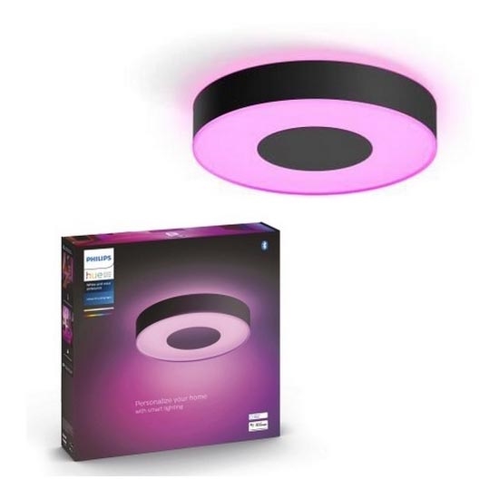 Philips - LED RGB dimmbares Deckenleuchte Hue INFUSE LED/33,5W/230V 2000-6500K Ø 381 mm schwarz