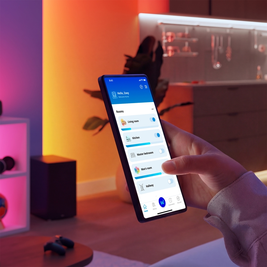 Philips - LED RGB+TW dimmbare, smarte Tischlampe LED/9W/230V 2200-6500K Wi-Fi