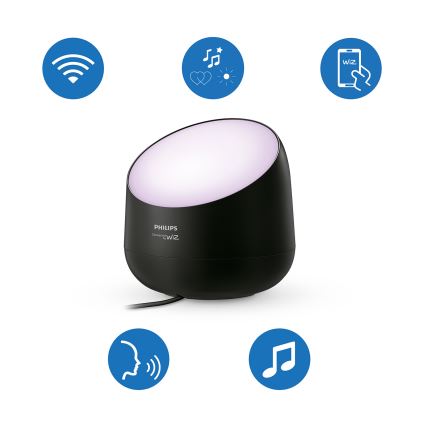 Philips - LED RGB+TW dimmbare, smarte Tischlampe LED/9W/230V 2200-6500K Wi-Fi