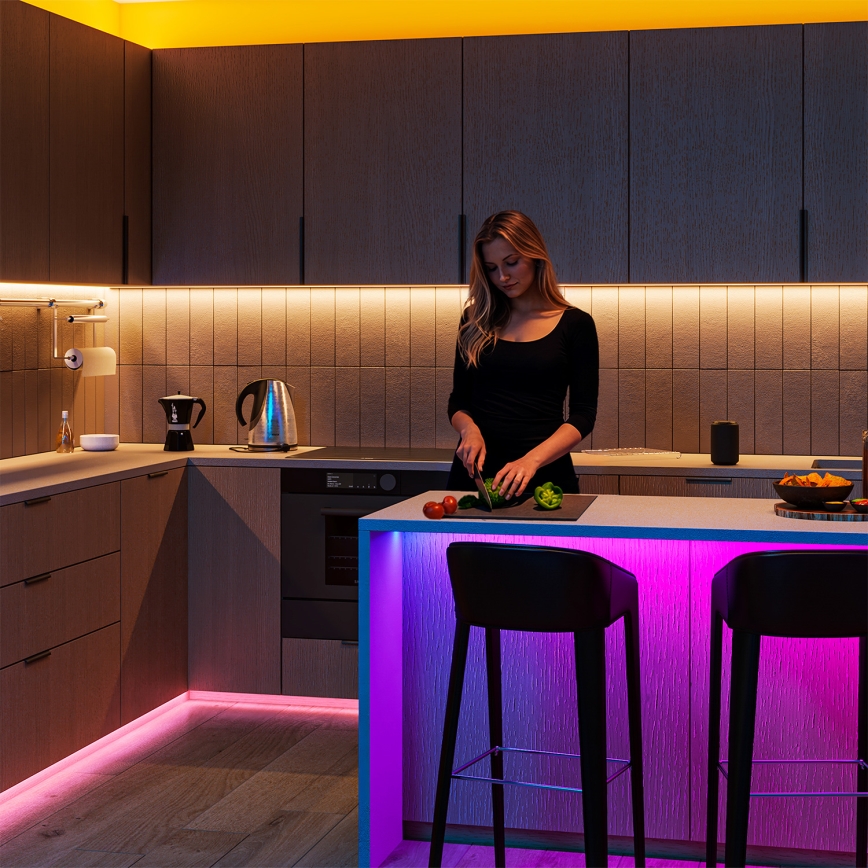 Philips - LED RGBIC dimmbarer LED-Streifen SMART STRIP 10m LED/43W/230V 2700-6500K Wi-Fi