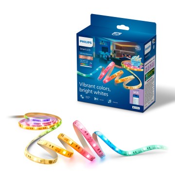 Philips - LED RGBIC dimmbarer LED-Streifen SMART STRIP 10m LED/43W/230V 2700-6500K Wi-Fi