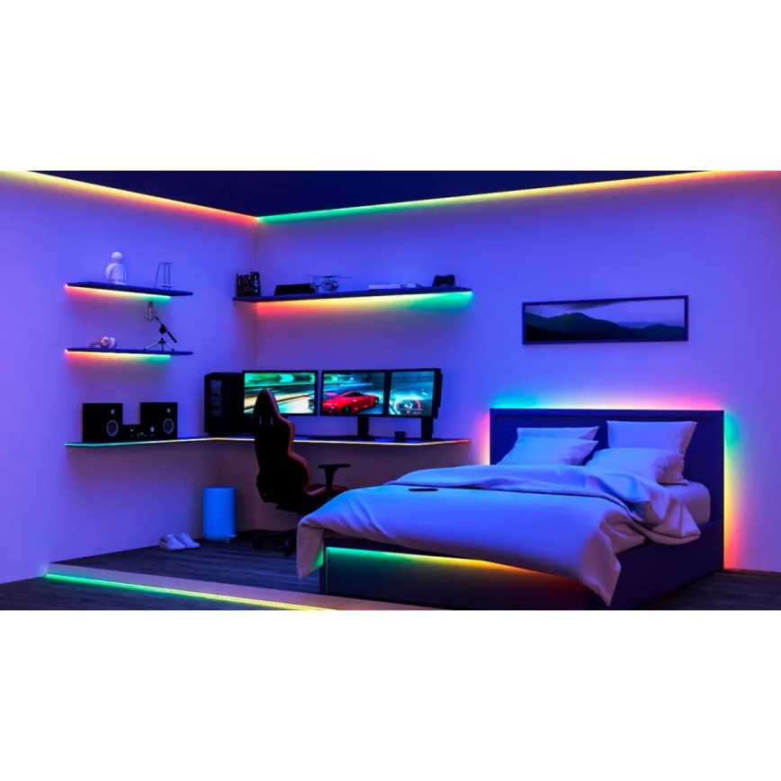 Philips - RGBIC-LED, dimmbarer LED-Streifen SMART STRIP 2x5m LED/21W/230V 2700-6500K Wi-Fi