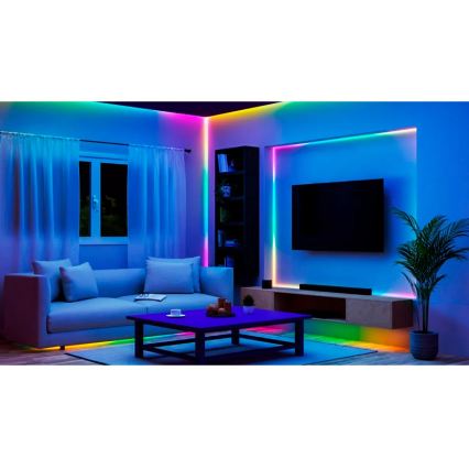 Philips - RGBIC-LED, dimmbarer LED-Streifen SMART STRIP 2x5m LED/21W/230V 2700-6500K Wi-Fi