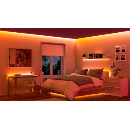 Philips - RGBIC-LED, dimmbarer LED-Streifen SMART STRIP 2x5m LED/21W/230V 2700-6500K Wi-Fi