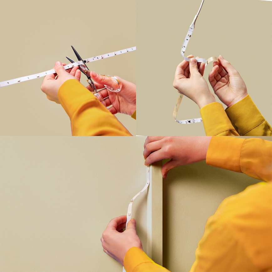 Philips - LED RGBIC dimmbarer LED-Streifen SMART STRIP 3m LED/13W/230V 2700-6500K Wi-Fi