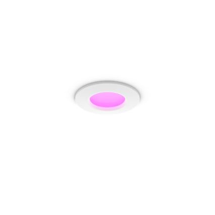 Philips - LED RGBW, dimmbar, Einbau-Deckenleuchte für das Badezimmer Hue SLIM LED/8,3W/230V 1000-20000K weiß IP44