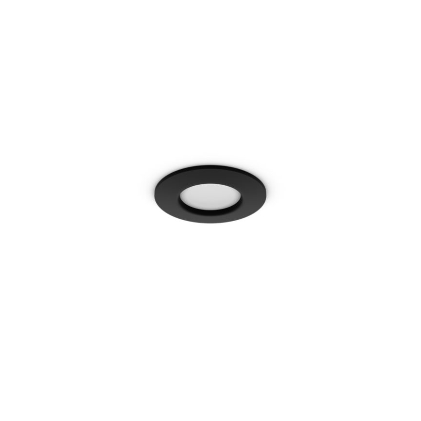 Philips - LED RGBW dimmbares Badezimmer-Deckeneinbauleuchte Hue SLIM LED/8,3W/230V 1000-20000K schwarz P44
