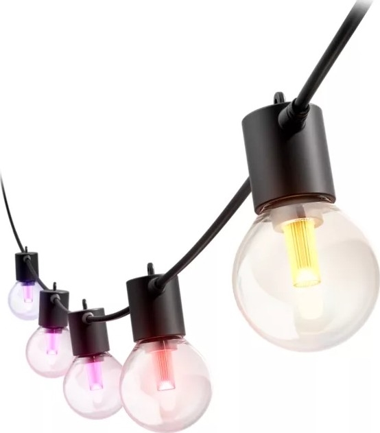Philips - LED RGBW dimmbare Außen-Lichterkette Hue FESTAVIA 10xLED 7m IP65