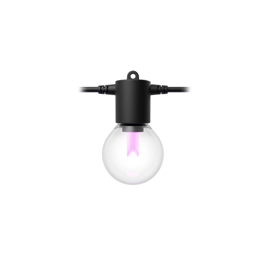 Philips - LED RGBW dimmbare Außen-Lichterkette Hue FESTAVIA 10xLED 7m IP65