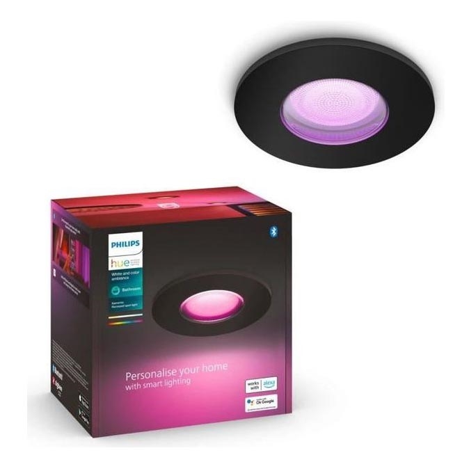 Philips-LED RGBW Dimmbare Badezimmerleuchte Hue XAMENTO GU10/5,7W/230V IP44 2200-6500K