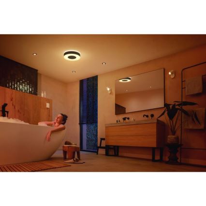 Philips-LED RGBW Dimmbare Badezimmerleuchte Hue XAMENTO LED/33,5W/230V IP44 381 mm 2000-6500K