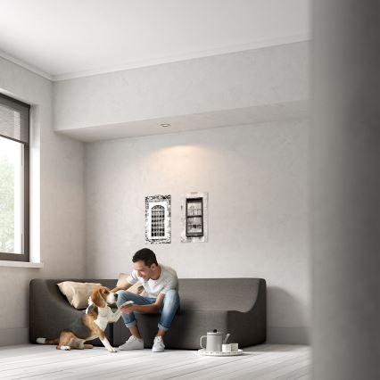 Philips - LED RGBW dimmbare Einbauleuchte DONEGAL 1xGU10/4,8W/230V + Fernbedienung