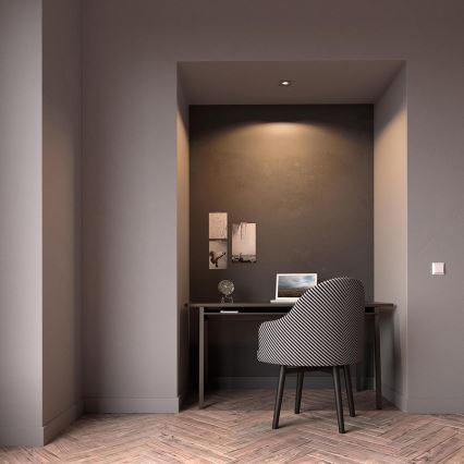 Philips - LED RGBW dimmbare Einbauleuchte DONEGAL 1xGU10/4,8W/230V + Fernbedienung