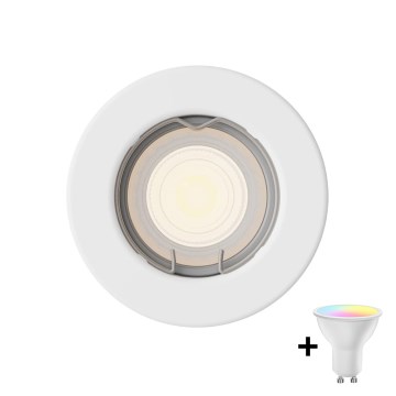 Philips - LED RGBW dimmbare Einbauleuchte PERIDOT 1xGU10/6,5W/230V 2700-6500K weiß