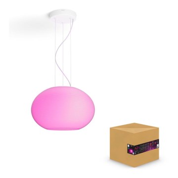 Philips - LED RGBW dimmbare Hängeleuchte an Seil Hue FLOURISH LED/39W/230V