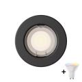Philips - LED RGBW dimmbarer Einbaustrahler PERIDOT 1xGU10/6,5W/230V 2700-6500K schwarz
