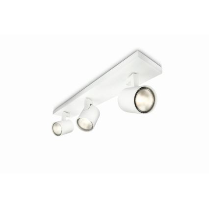Philips - LED RGBW dimmbarer Deckenspot RUNNER 3xGU10/6,5W/230V 2700-6500K weiß