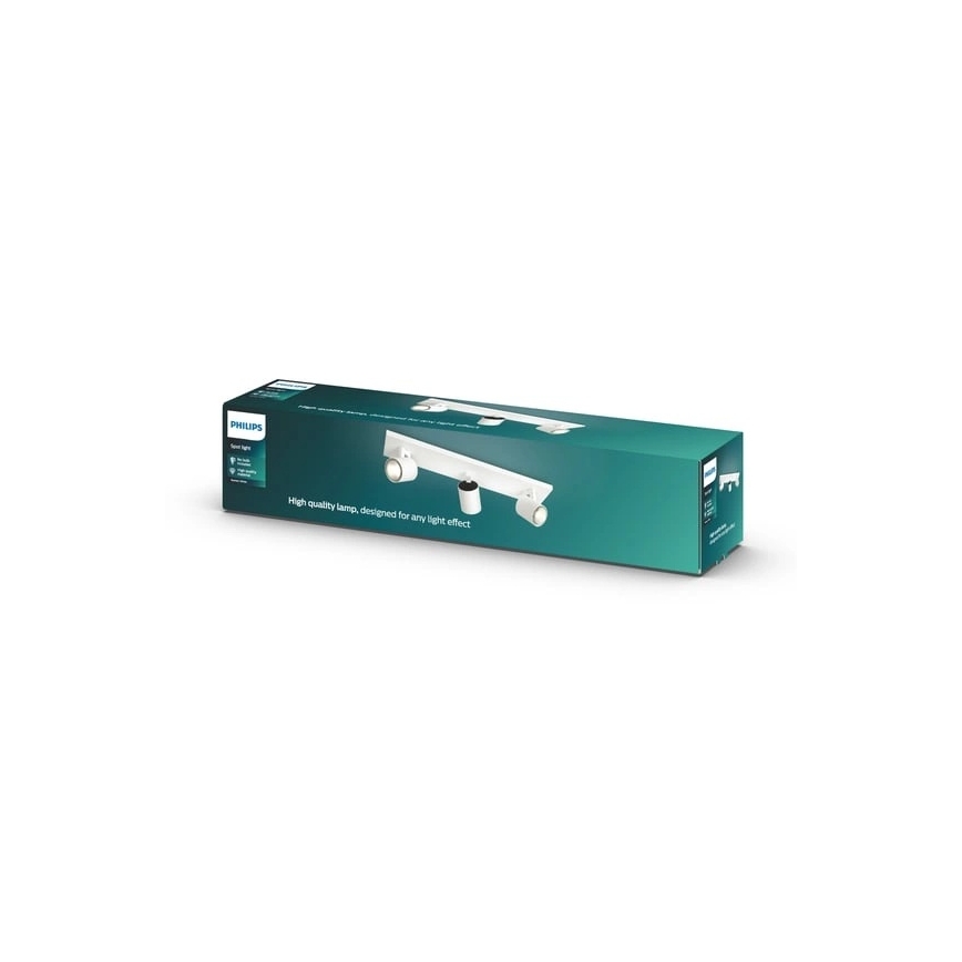 Philips - LED RGBW dimmbarer Deckenspot RUNNER 3xGU10/6,5W/230V 2700-6500K weiß