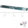 Philips - LED RGBW dimmbarer Schienenstrahler für das EASYLINK HUE Schienensystem 3xGU10/4,7W/230V 2200-6500K 1m weiß