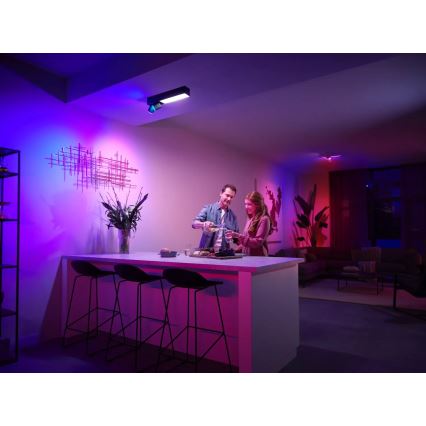 Philips - LED RGBW dimmbares Einbauleuchte Hue CENTRIS 2xGU10/4,2W/230V + LED/11W 2000-6500K