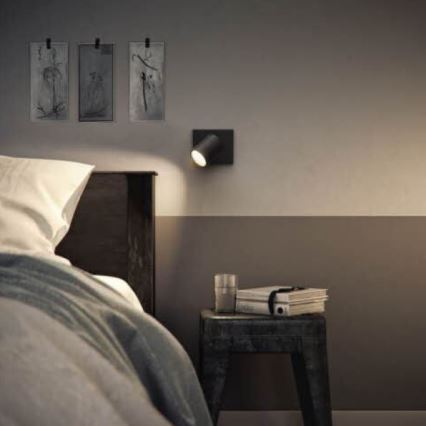 Philips - LED RGBW dimmbarer Deckenspot RUNNER 1xGU10/6,5W/230V 2700-6500K schwarz