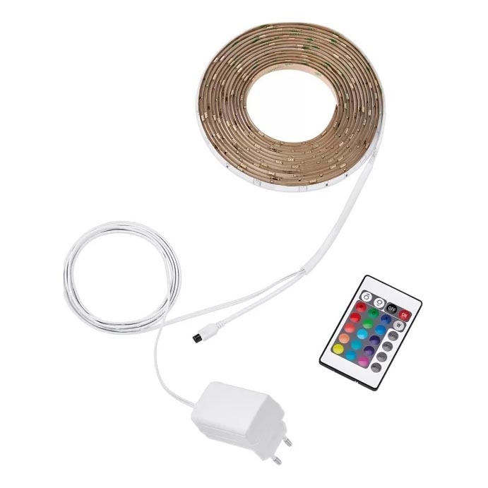 Philips - LED RGBW dimmbarer Streifen 5m LED/12W/230V + Fernbedienung