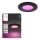 Philips - LED RGBW dimmbares Badezimmer-Deckeneinbauleuchte Hue SLIM LED/8,3W/230V 1000-20000K schwarz P44