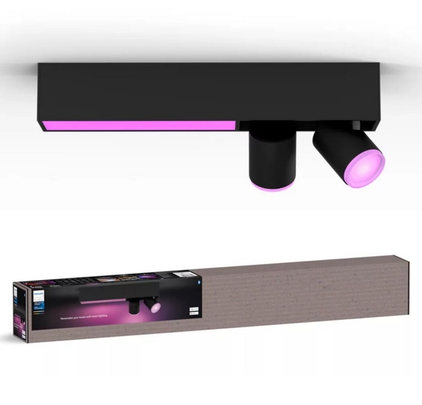 Philips - LED RGBW dimmbares Einbauleuchte Hue CENTRIS 2xGU10/4,2W/230V + LED/11W 2000-6500K