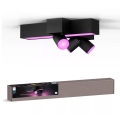 Philips - LED RGBW dimmbares Einbauleuchte Hue CENTRIS 3xGU10/4,2W/230V + LED/11W 2000-6500K