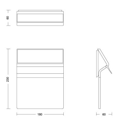 Philips - LED-Solar-Hausnummer ENKARA LED/0,2W/3,7V 1800 mAh IP44
