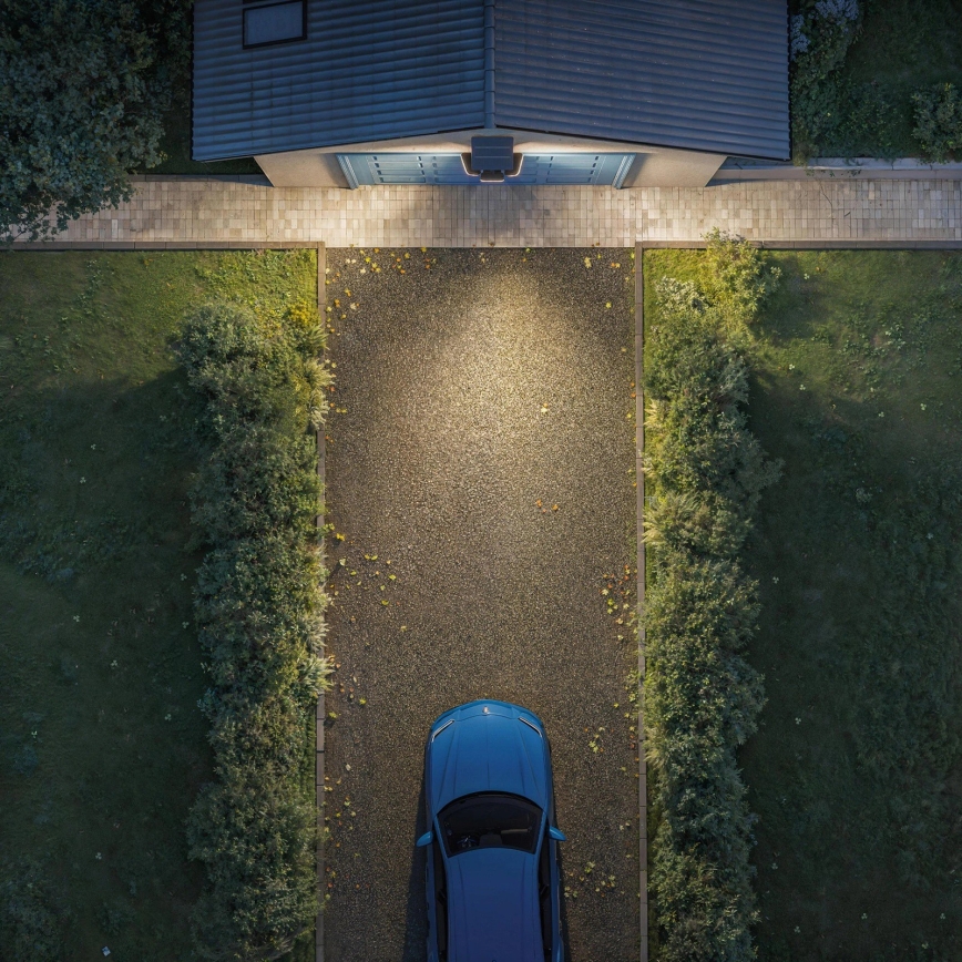 Philips - LED Solar-Wandleuchte mit Sensor ZYREN LED/24,5W/3,7V 2600 mAh 3000K IP65