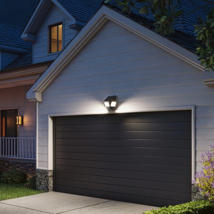 Philips - LED Solar-Wandleuchte mit Sensor ZYREN LED/24,5W/3,7V 2600 mAh 3000K IP65