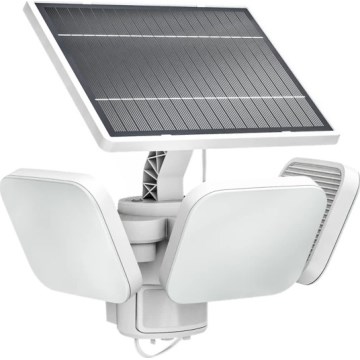 Philips - LED-Solar-Wandleuchte ZYREN mit Sensor, 24,5 W / 3,7 V, 2600 mAh, 5000 K, IP65, weiß