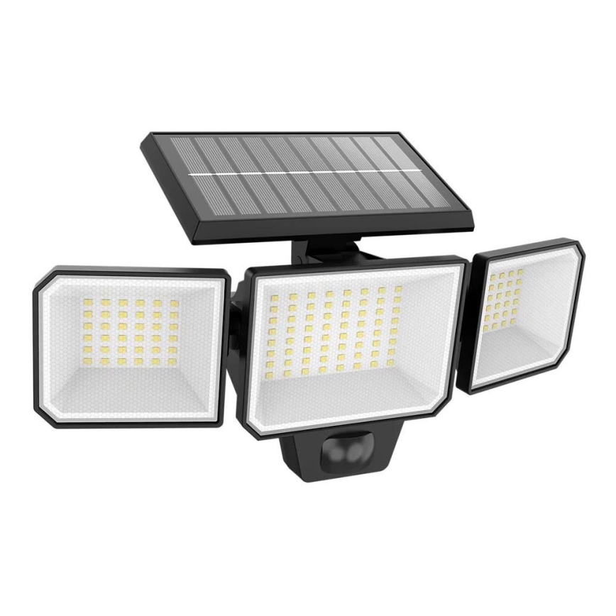 Philips -  LED-Solar-Wandstrahler mit Sensor NYSIL 3xLED/8,7W/3,7V 2000 mAh IP65