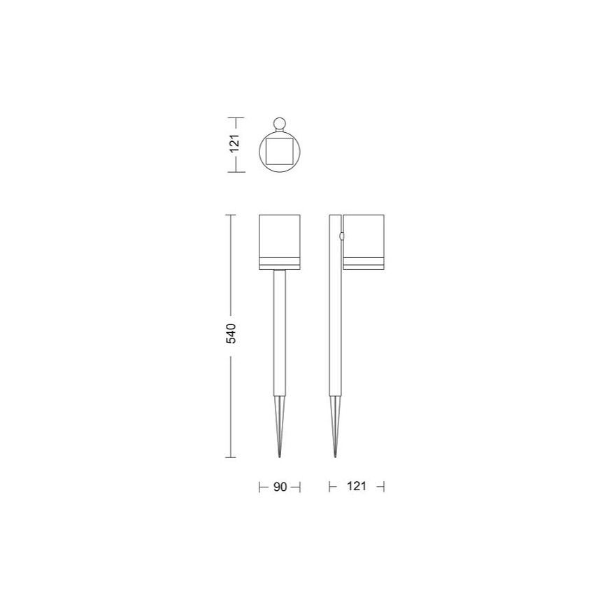 Philips - LED-Solarleuchte FYCE LED/1,5W/3,7V 1200 mAh IP44