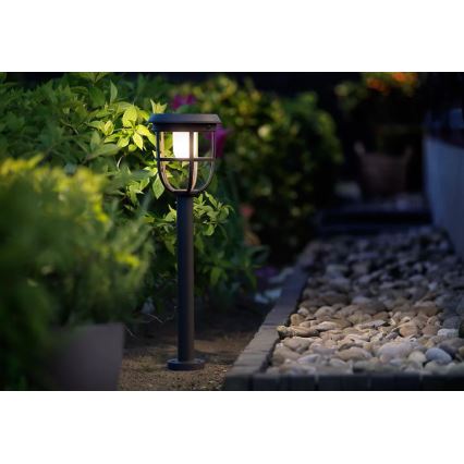 Philips - LED-Solarleuchte mit Sensor RADII LED/1,3W/3,7V 2000 mAh 3000K IP44
