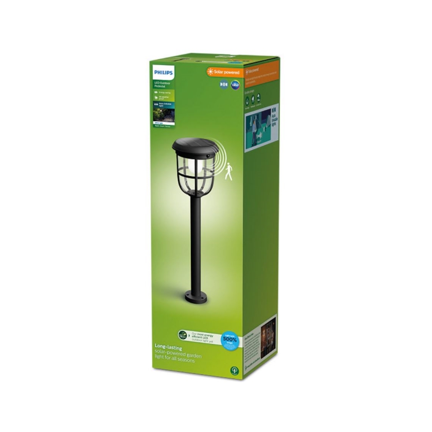 Philips - LED-Solarleuchte mit Sensor RADII LED/1,3W/3,7V 2000 mAh 3000K IP44