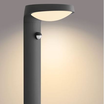 Philips - LED Solarleuchte mit Bewegungs- und Dämmerungssensor LED/1,2W/4V 1800 mAh 3000K IP44