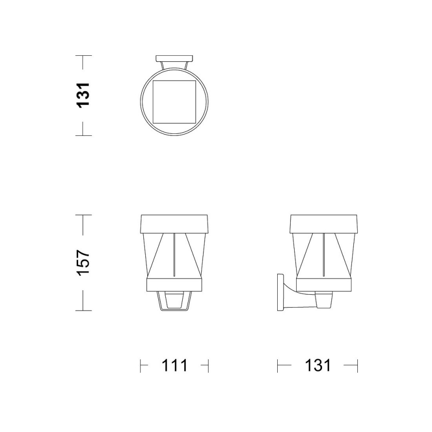 Philips - LED-Solarwandleuchte AVERY LED/1,8W/3,7V 2700K IP44