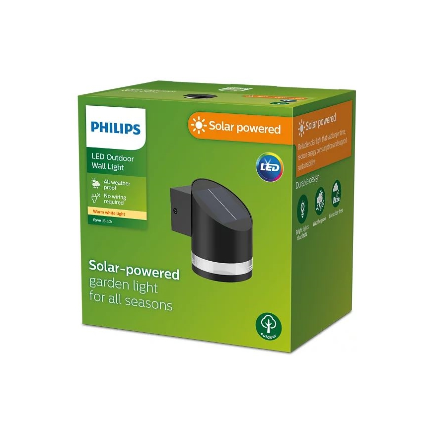 Philips - LED-Solarwandleuchte FYCE LED/1,5W/3,7V IP44