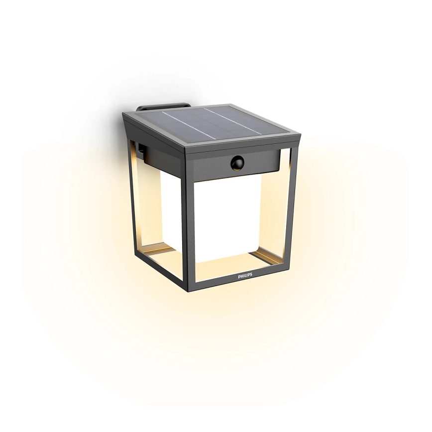 Philips - LED-Solarwandleuchte mit Sensor BLAISE LED/1,5W/3,7V 3000K IP44