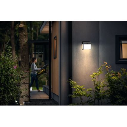 Philips - LED-Solarwandleuchte mit Sensor EZRA LED/1,8W/3,7V 3000K IP44