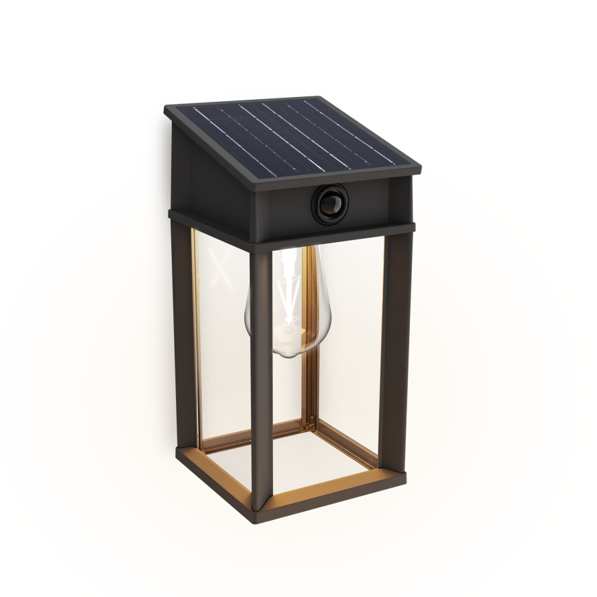 Philips - LED-Solarwandleuchte mit Sensor GERI LED/3,2W/3,7V 2700K IP44